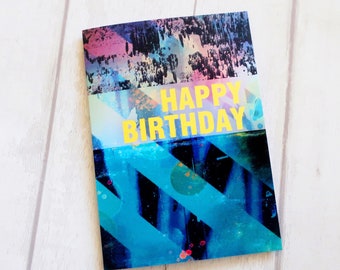 Happy Birthday generic modern birthday card