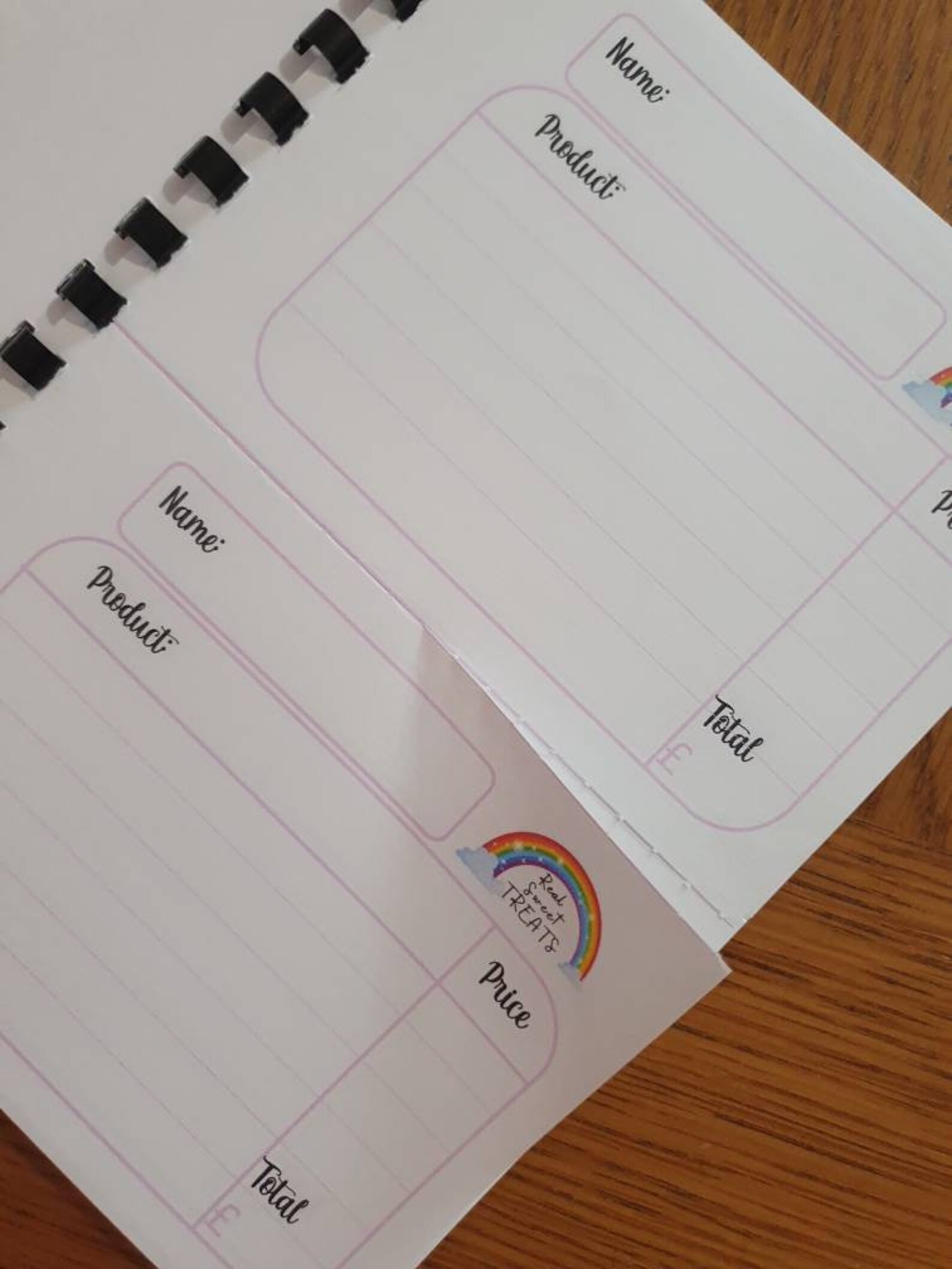 Logo receipt book Logo book business merchandise Etsy