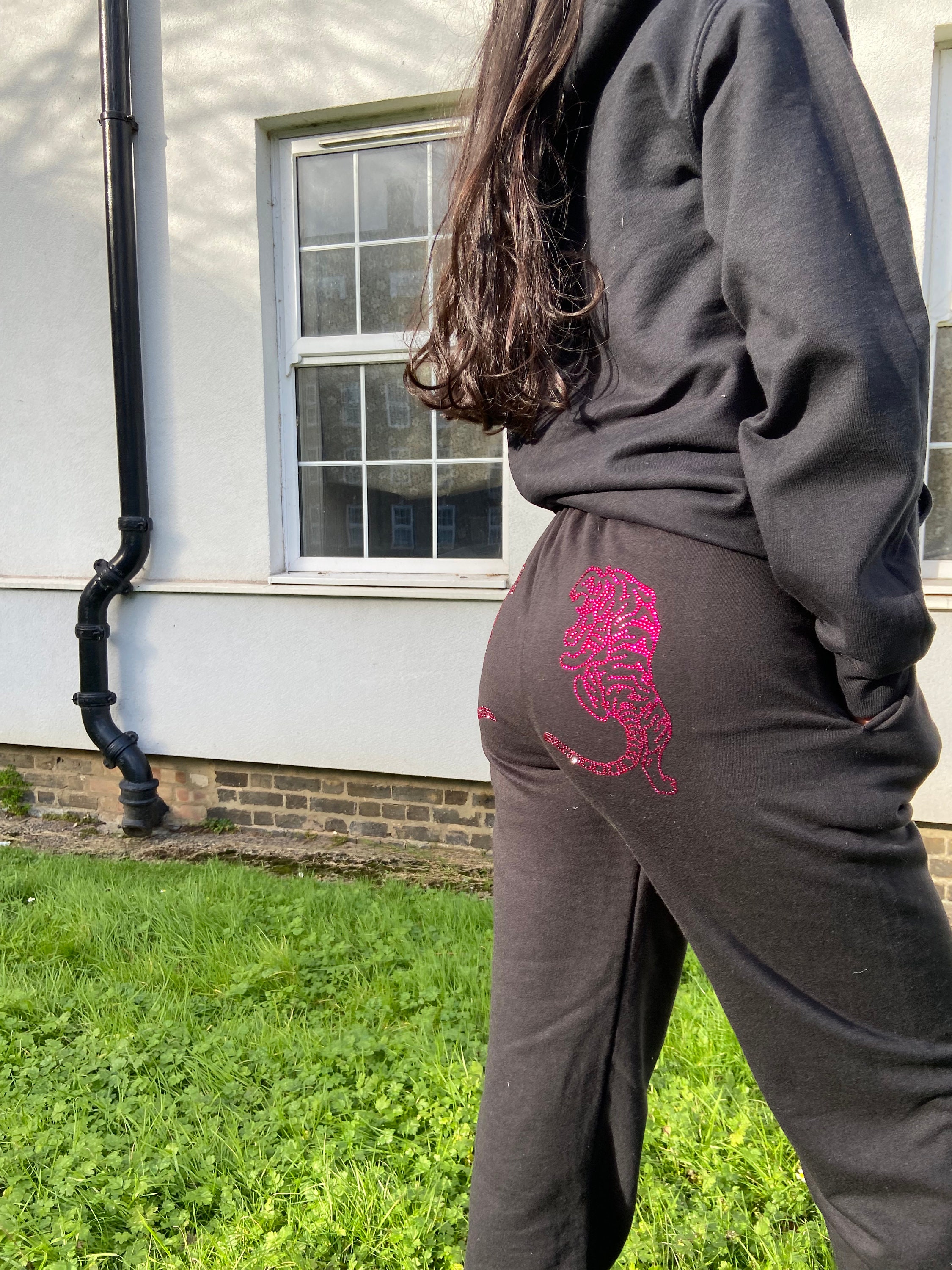 Juicy Couture 2 Pieces Tracksuit Set Sweatshirt and Pants for