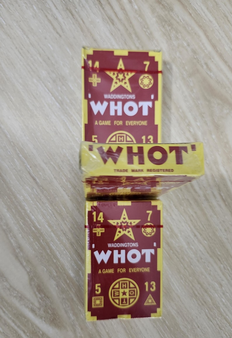 Whot Card Game - Etsy