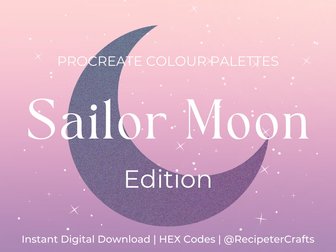 Sailor Moon Procreate Colour Palette iPad Procreate Palette Digital