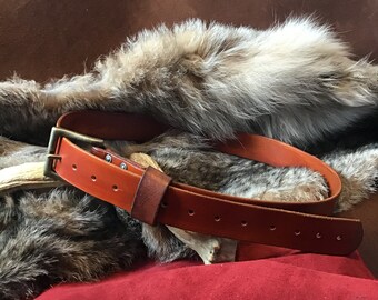 Custom leather belts