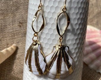 Summer Jewellery Holiday Large Earrings Gifts for Her Boho Jewellery Brass Sun Drop Earrings Gold Toned Earrings