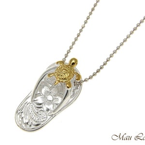 Ciondolo Perizoma Infradito Hawaiana Argento 925 Perizoma Tartaruga - Foto 12