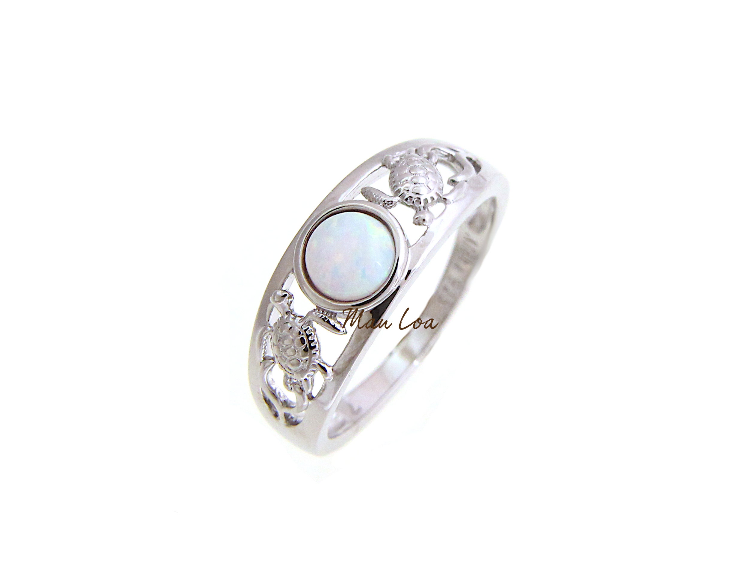 Sterling Silver Opal Spoon Ring - Vintage Victorian Flower Design, Adjustable Size 7-9, Hypoallergenic, S925