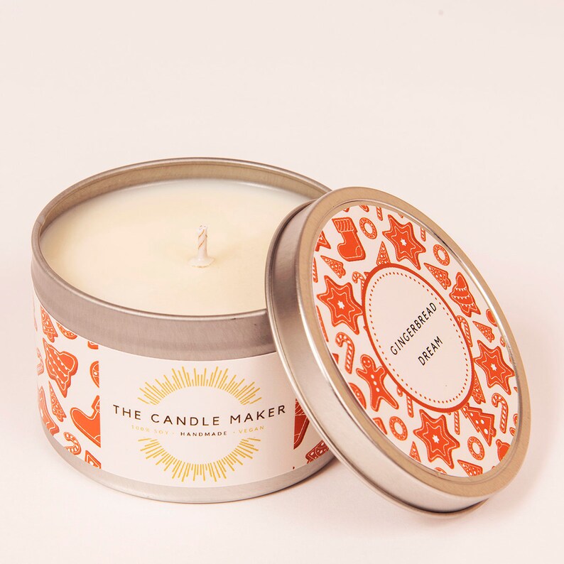 Handmade Gingerbread Dream Candle gingerbread Scented 100 Etsy UK