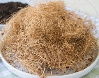 Coconut Husk Fiber Pure Organic Coco Husk Fiber Homemade Coir Husk Fiber for Orchid, Anthurium Plant