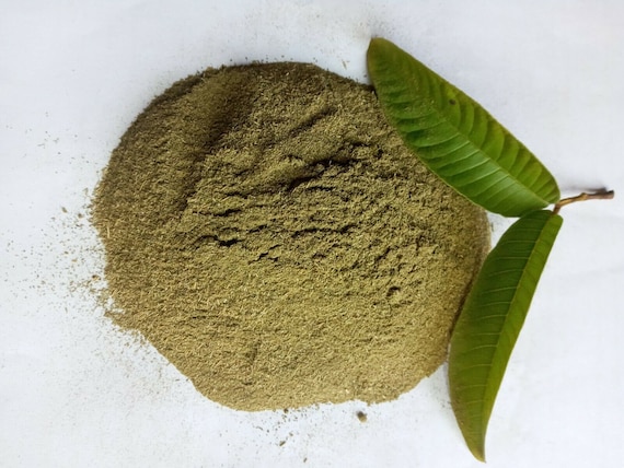 Poudre Pure De Feuilles De Goyave Séchées 100g - 100% Naturel Pour Tisanes Et Soins De La Peau