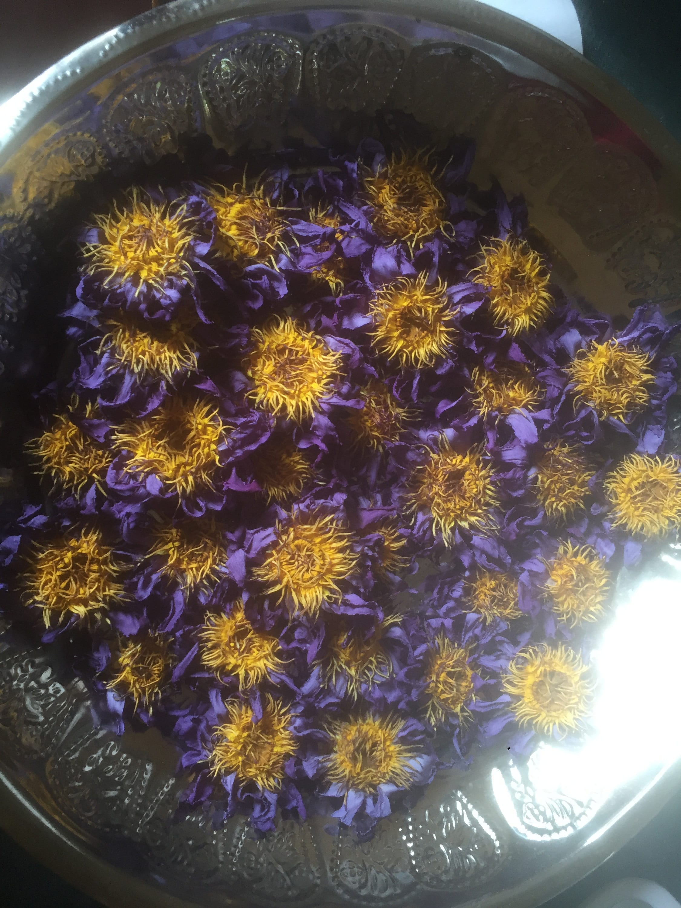 100% Organic Egyptian Blue Lotus Flowerswhole Flowers image
