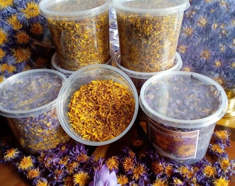 Étamines de lotus bleu séchées | Tisane florale égyptienne