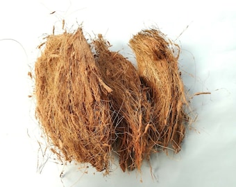 Fibra de coco 100 g / Sustrato de cáscara de coco / Tierra para orquídeas / Jardinería de interior