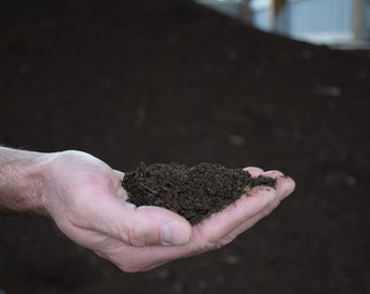 Fertilizante de húmus de minhoca | Adubo orgânico para o solo | Húmus de minhoca | Terra para jardim
