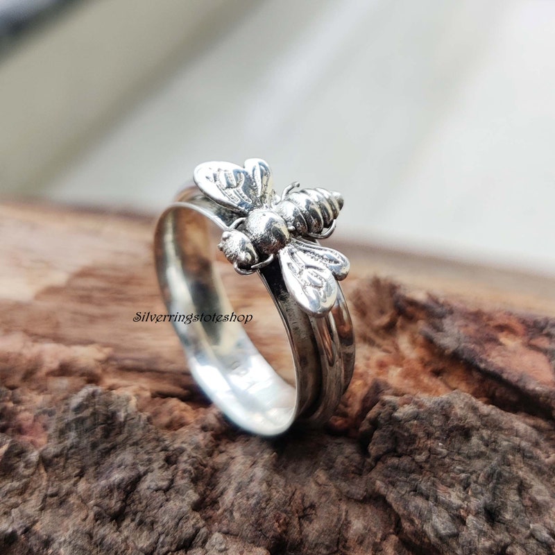 Bee Spoon Ring - Etsy