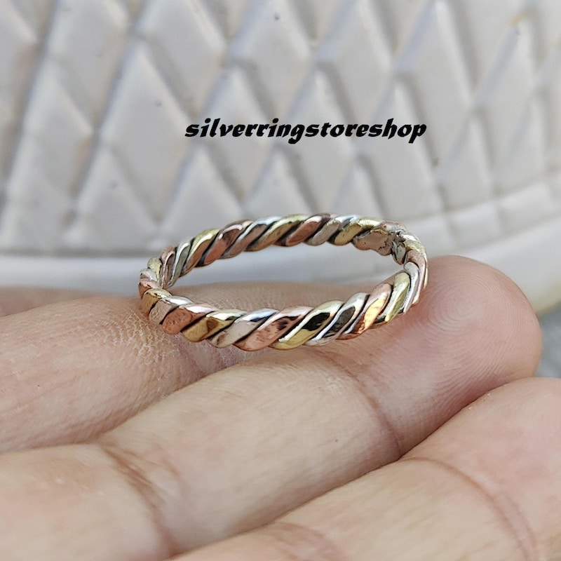 Silver Metropolis Screw Ring main image 1