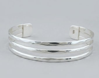 Handmade Bangle, 925 Sterling Silver, Women, Designer, Promise, Adjustable  Bangle, Birthday Gift,