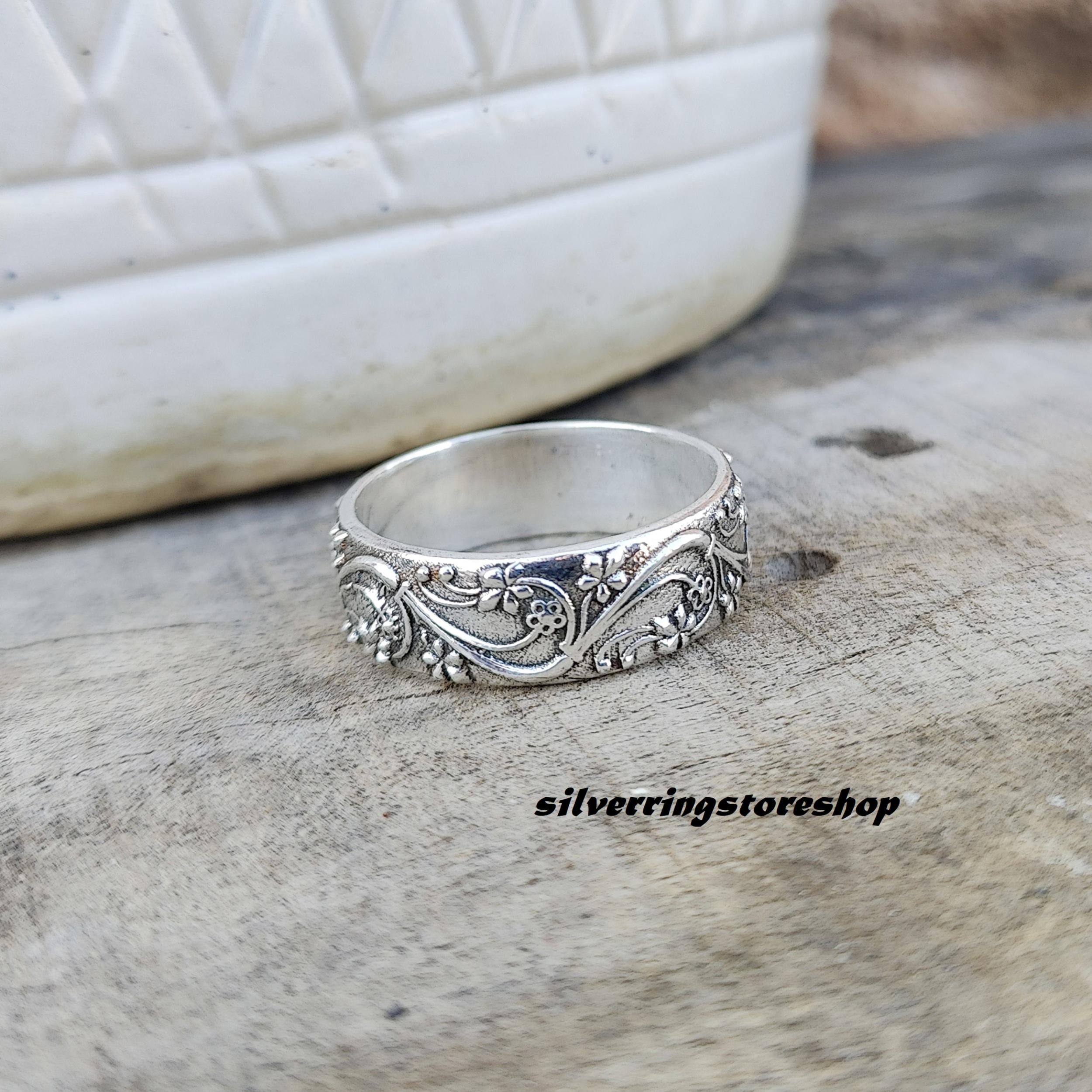 Anillo De Compromiso De Plata De Ley 925 De 3 Quilates Rosa 10 | Envío
