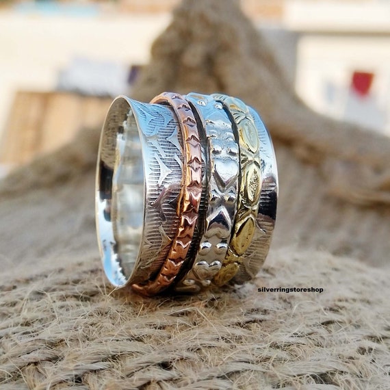 Etsy fidget hotsell ring