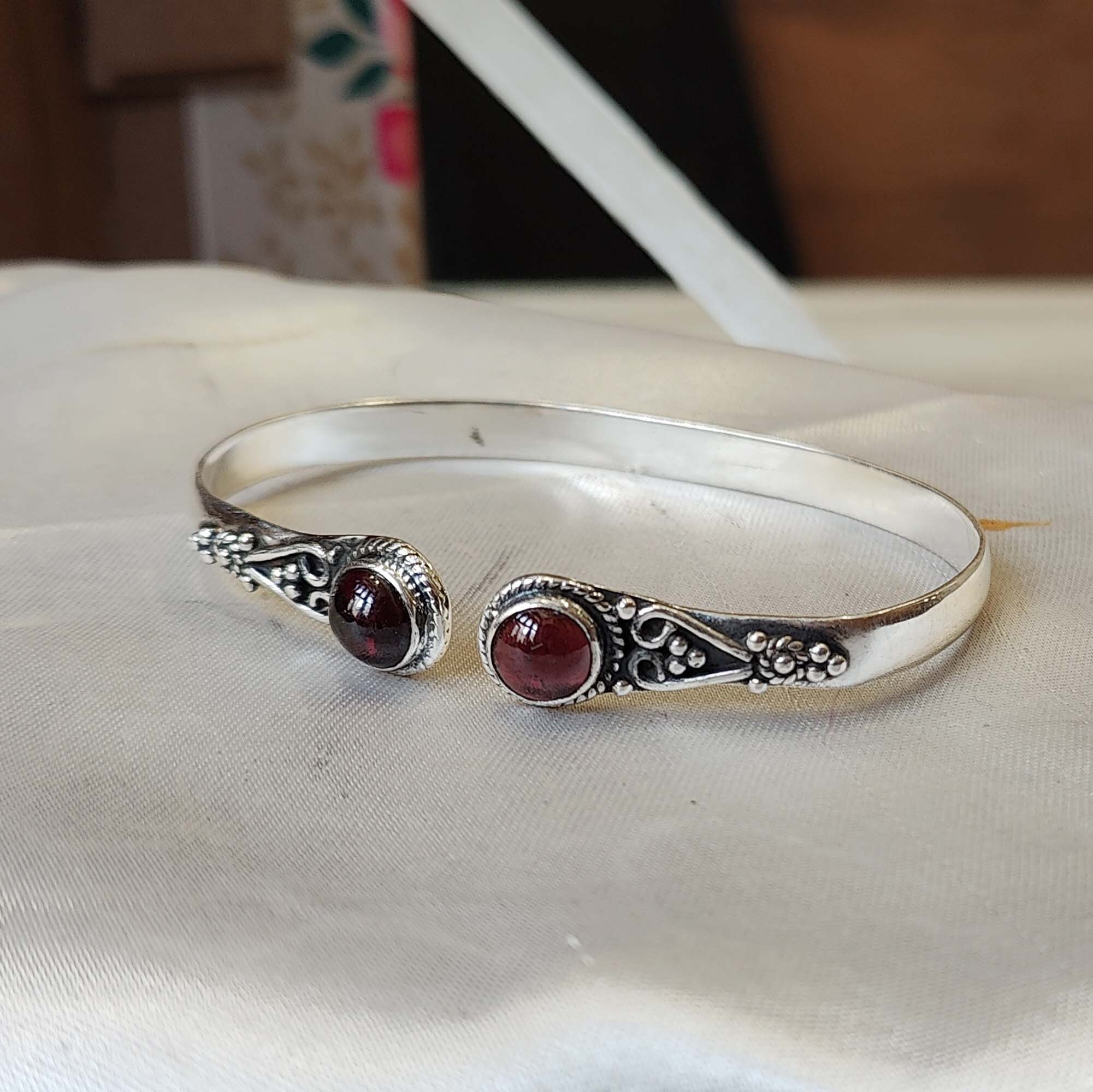 Bracciale Di Granato Hessonite Vendita Online - Foto 2