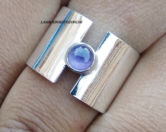 Moonstone Ring, 925 Silver Ring, Meditation Ring, Band Ring, Boho Ring, Fidget Ring, Women Ring, Thumb Ring, Beautiful Ring, Gift For Her.