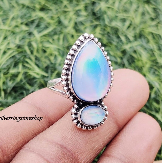 Aurora opal ring best sale