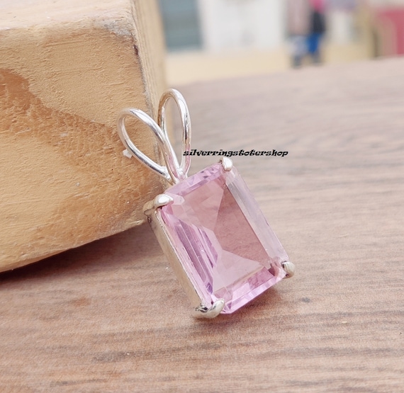 Rose Quartz Pendant, 925 Silver Pendant, Handmade Pendant, Gemstone Pendant, Women Pendant, Beautiful Pendant, Gift Jewelry, Gifts For Wife,