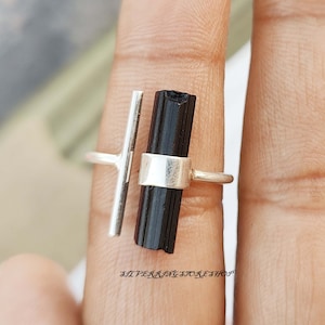 Natural Black Onyx Ring, Handmade Ring, 925 Sterling Silver, Black Onyx Silver Ring, Gemstone Ring, Statement Ring, Women Rings, Gift for,//