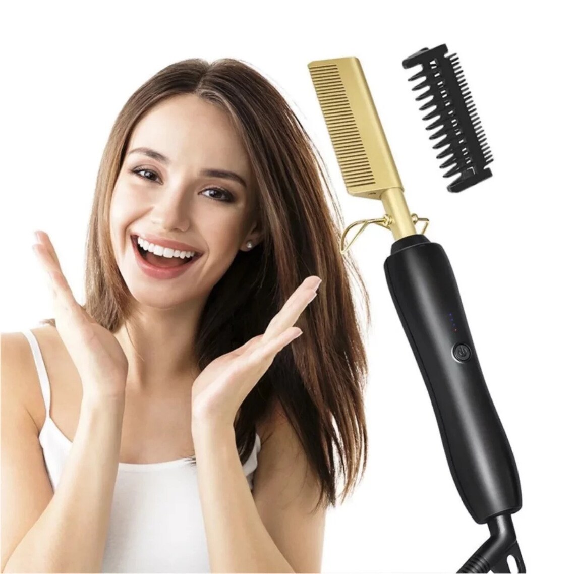 Hot Electric Press Comb for Wigs Etsy