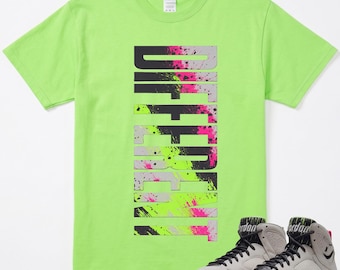 Annan tröja som matchar AJ 7 Tennis Day-sneaker, Jordan 7s Retro Tennis Day Phantom Lime, Pink Blast Anthracite matchande t-shirt