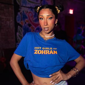 Hot Girls for Zohran T-Shirt, Zohran for NYC, Zohran Mamdani, Vote Zohran, Zohran for Mayor, Zohran Shirt, Vote Zohran Rank Zohran