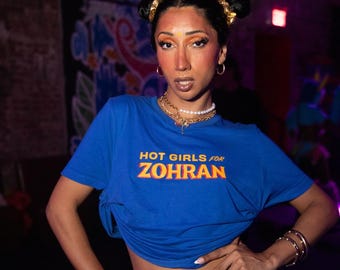 Hot Girls for Zohran T-Shirt, Zohran for NYC, Zohran Mamdani, Vote Zohran, Zohran for Mayor, Zohran Shirt, Vote Zohran Rank Zohran