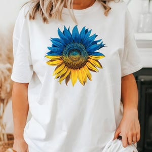 Sunflower Ukraine Unisex Tshirt, Proud Ukrainian T-Shirt, Pray for Ukraine Stop The War Ukraine, Zelensky, Ukraine Military Trident Shirt