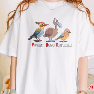 Subtle Anti Trump shirt, FDT Bird Shirt, Anti Maga Bird Shirt, Flicker Dodo Titmouse Subtle Fck Trump Shirt, Gift for Democrat, FDT shirt