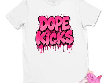 Dope Kicks-tröja som matchar AJ 6 Awake Playful Pink Sneaker, Jordan 6s Awake NY Playful Pink Infrared 23 Shy Pink Arctic Pink Match-tröja