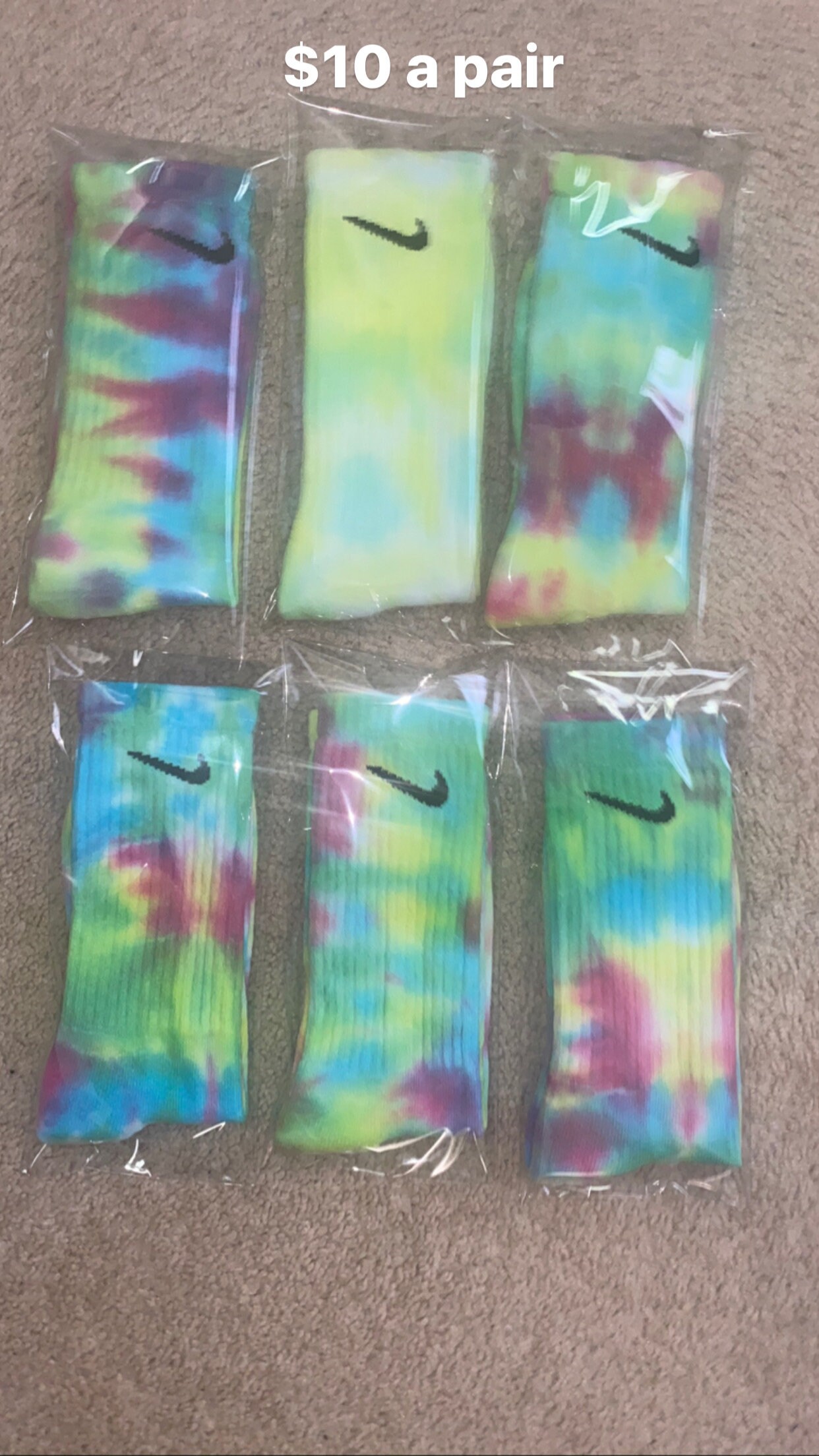 Tie Dye Socks Etsy