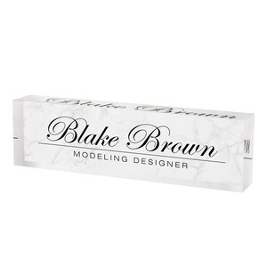 Personalized Name Plate For Desk Custom Office Decor Etsy