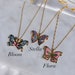 Enchantix Butterfly Wings Necklace, Wings Necklace, Bloom, Flora, Stella, Musa, Tecna, Aisha, Fairy Wings, Gold Plated 