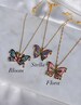 Enchantix Butterfly Wings Necklace, Wings Necklace, Bloom, Flora, Stella, Musa, Tecna, Aisha, Fairy Wings, Gold Plated 