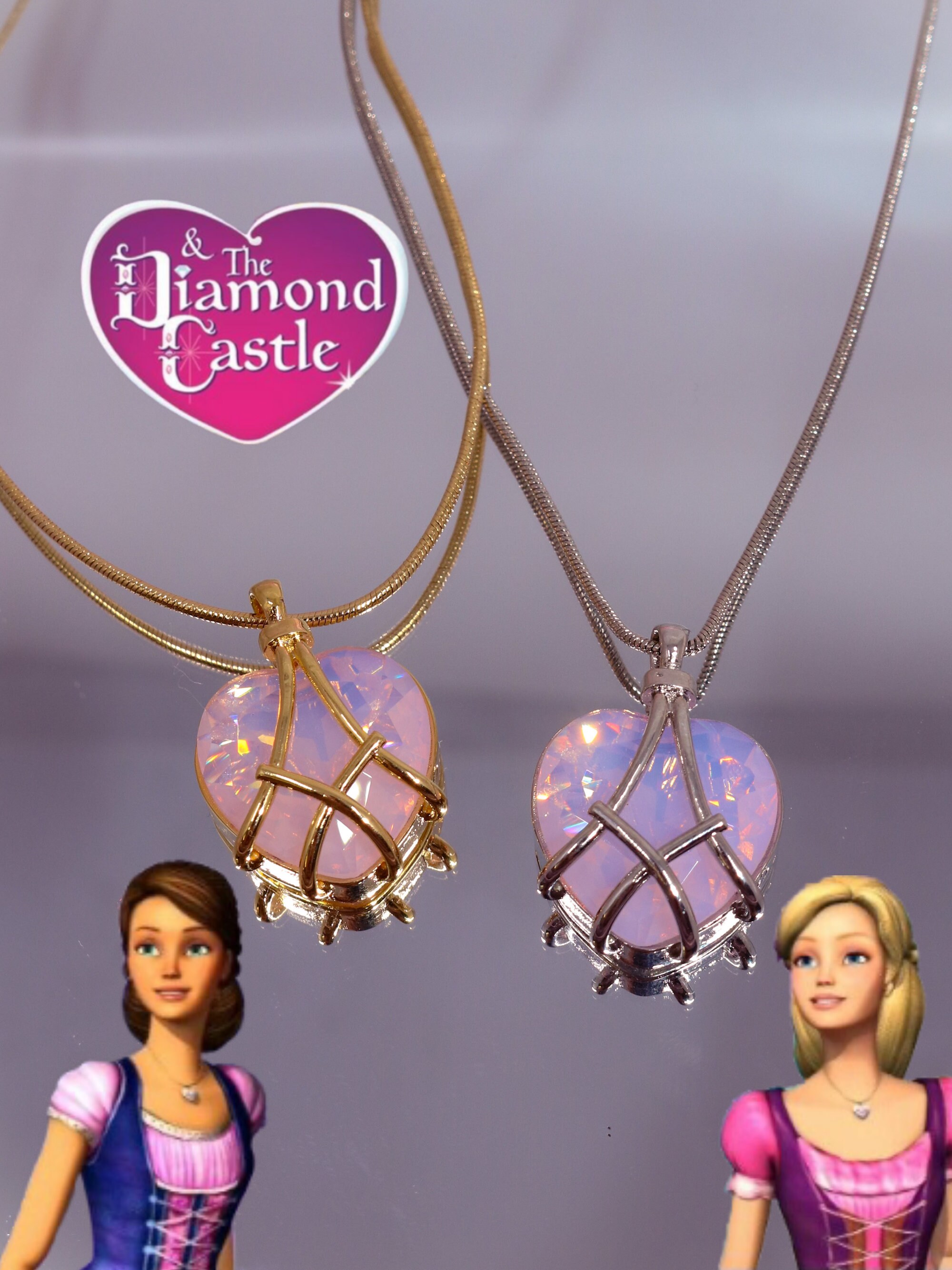 Barbie Matching Necklaces Bluey Dancing Bluey Bingo Best Friend
