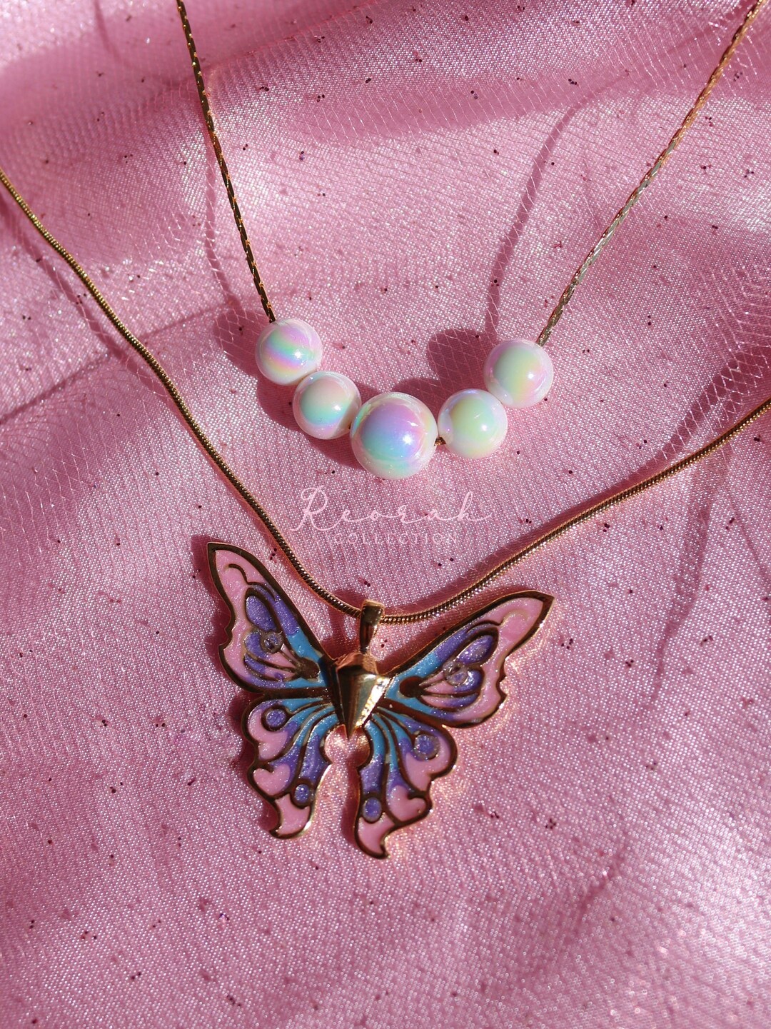 Fairytopia Mermaidia Elina Butterfly Necklace 5 Pearl - Etsy Australia