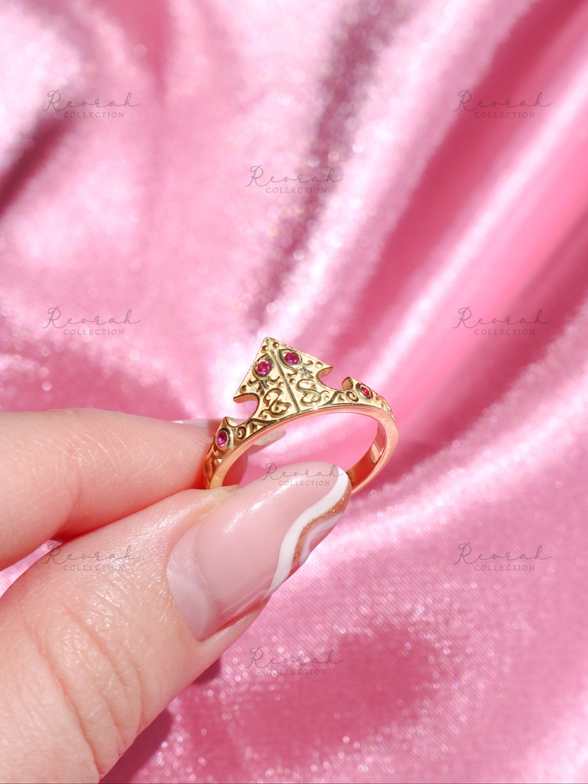 Princess Aurora Sleeping Beauty Crown Ring – Mystical Fairy - Jewelry  Inspired by Nature