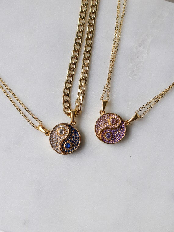 Yin-yang 2pcs Magnetic Necklace Best 
