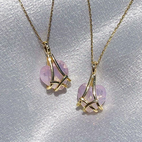 Diamond Castle Heart Necklace, Friendship Necklaces Gold and Silver Plated 925 Sterling Silver Birthday Gift, Diamond Necklace, Gift for Her