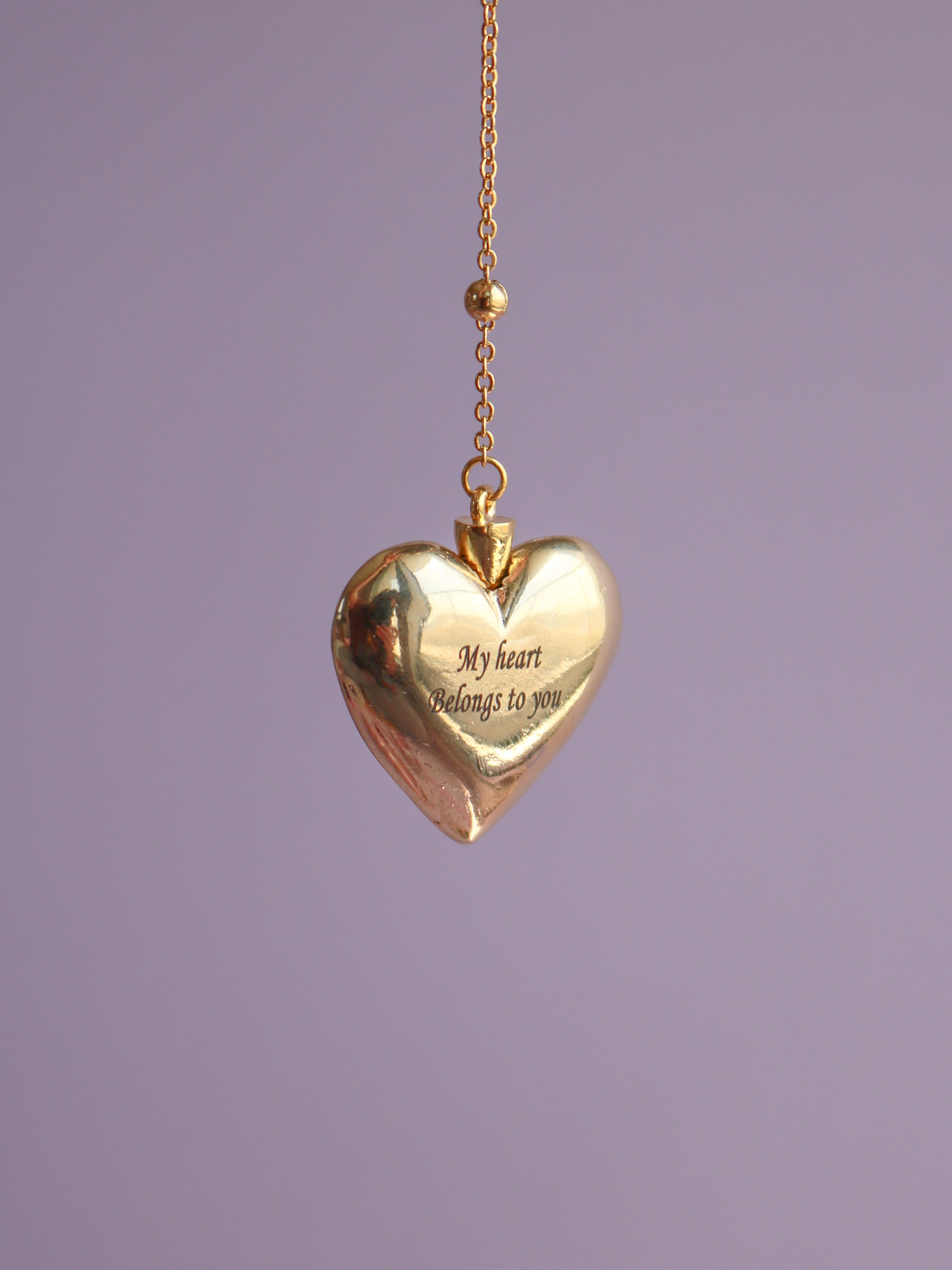 LDR Style Heart Necklace Rosary Emerald Heart Necklace Etsy