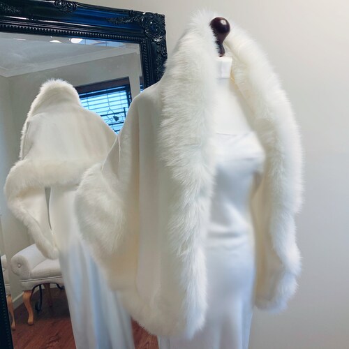 Winter Wedding Coat Bridal Bolero Shrug Evening Cover up Long - Etsy