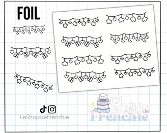 Decoratieve folie banner sticker board voor notebook, planner, bullet journal