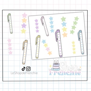 Planche de stickers checkbox/to do list originale pour Bullet journal, planner et carnet