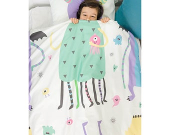 Monster Crib Bedding Etsy
