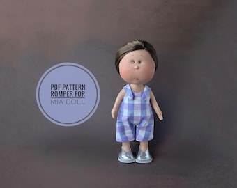 Wzór PDF na kombinezon dla lalki Mia