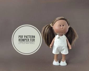 PDF Schnittmusterstrampler für Little Mia Puppe