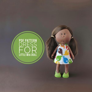 PDF pattern for Little Mia 2 sided dress